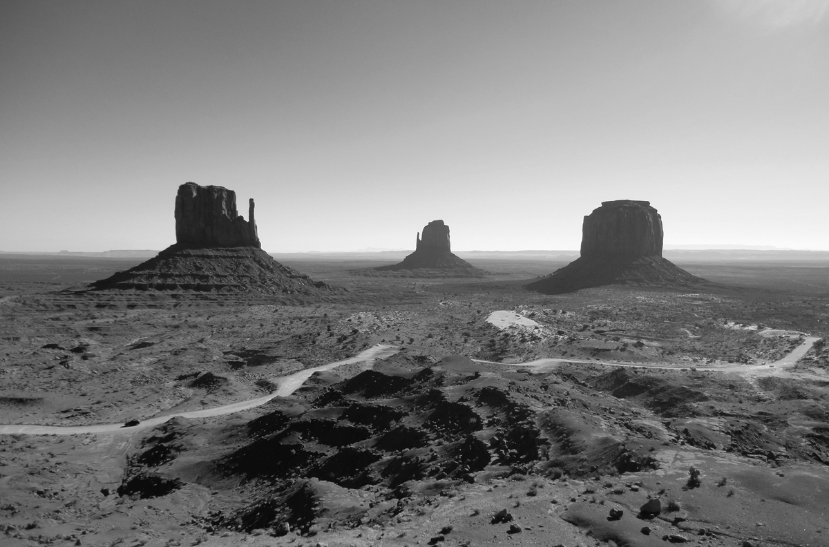 The Mittens in Monument Valley