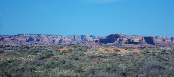View of the Needles from the Outpost Campground