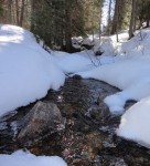 Flowing Water and Snow