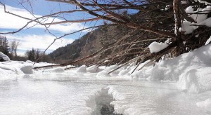 Frozen La Plata River